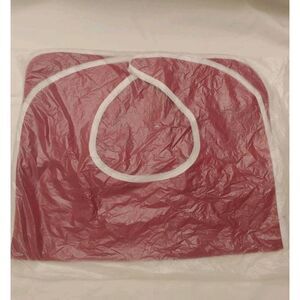 H.R. Cotton USA Unisex Red Terry Adult Bib